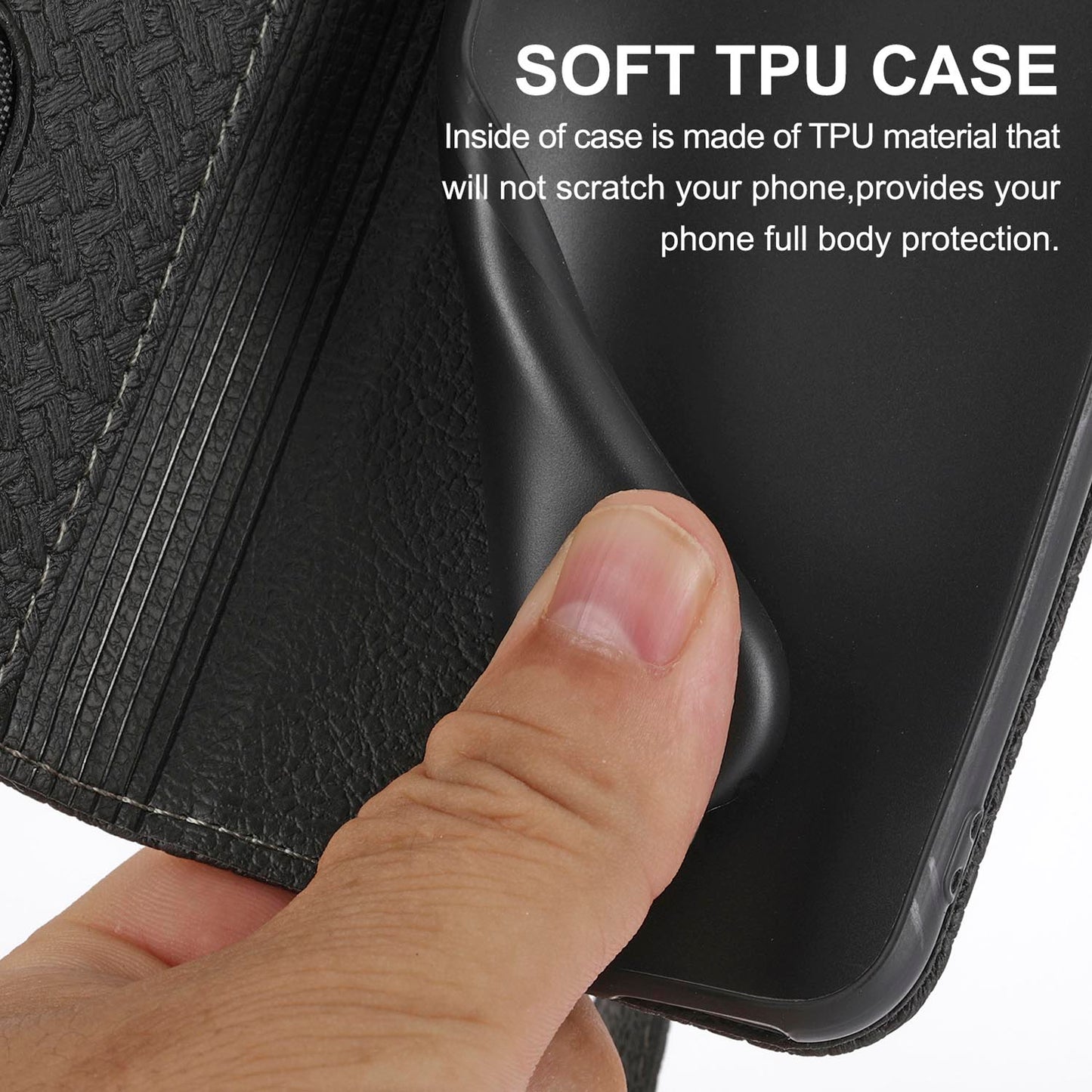 Wallet Case for Xiaomi 15 14T Pro with Wrist Strap Magnetic Closure Flip Cover - Bzwpjdxpt Series
