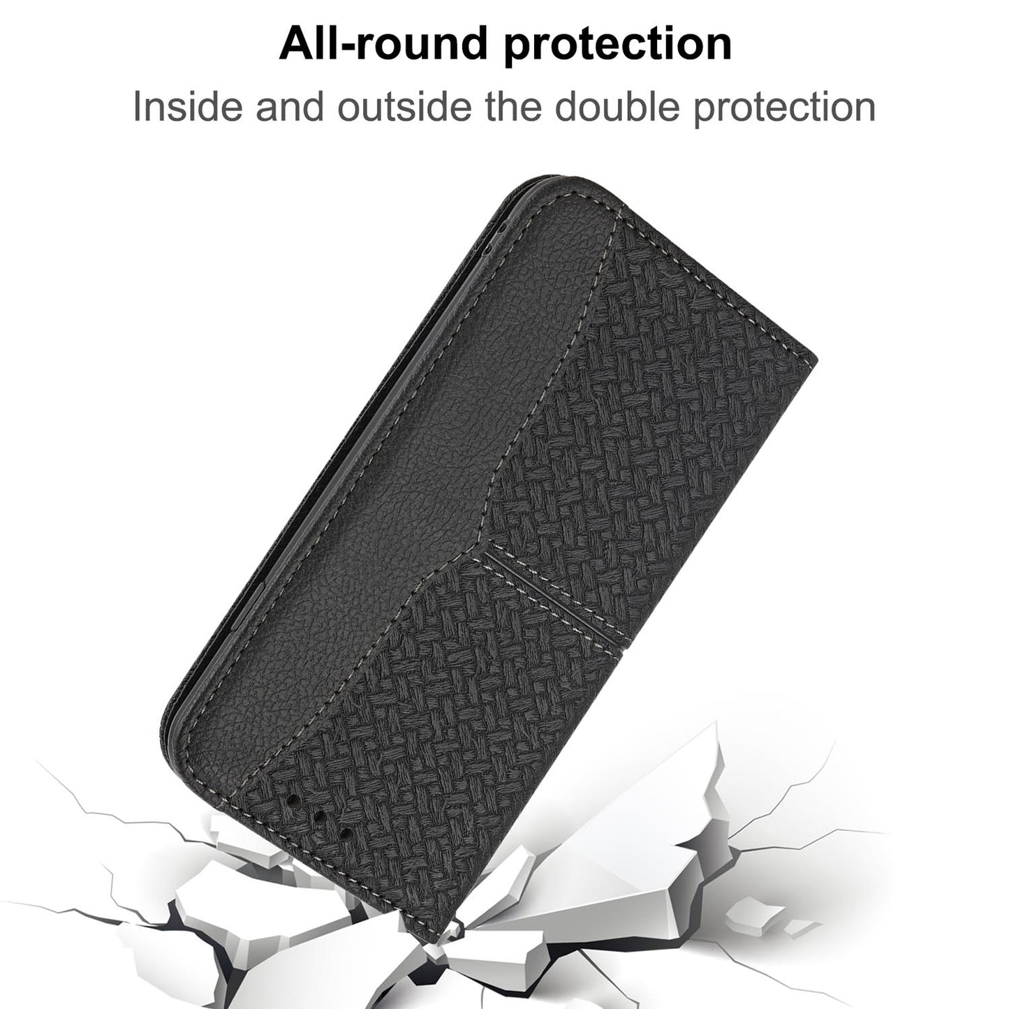 Wallet Case for Xiaomi 15 14T Pro with Wrist Strap Magnetic Closure Flip Cover - Bzwpjdxpt Series