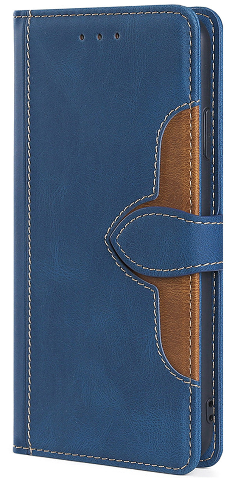 Compatible with Galaxy S25 Edge S24 FE Wallet Case Flip Folio Phone Cover with 2 Card Slots - Cmk Series