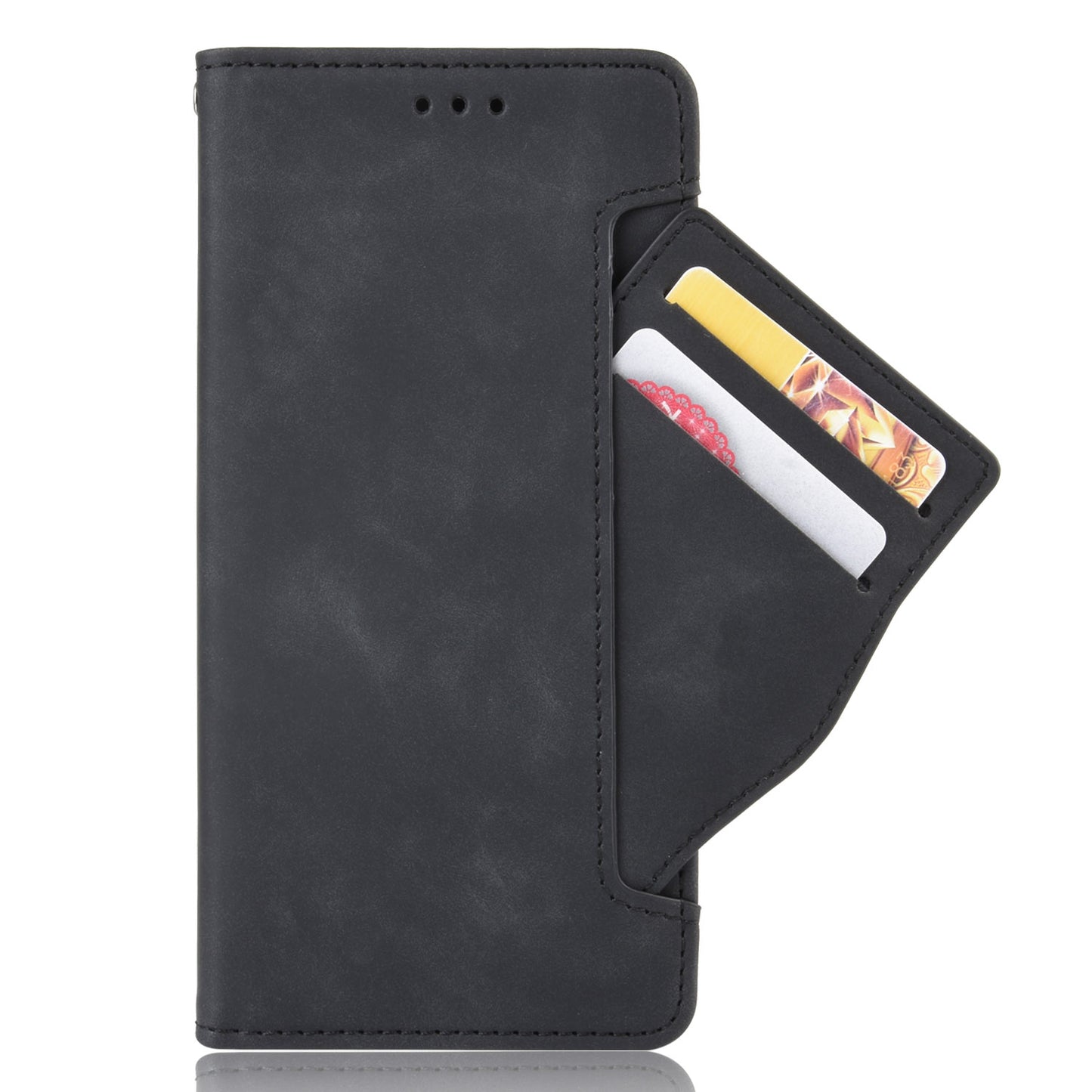 Wallet Case for Sharp Aquos R10 R9 Sense9 Sense8, PU Leather Magnetic Flip Folio Cover with Removable Card Holder - Dkcpt Series