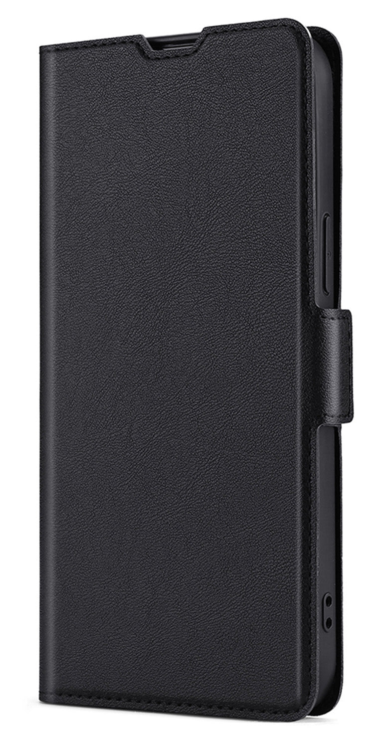 Compatible with Galaxy S25 Edge S24 FE Wallet Case, Ultra Slim Flip Folio PU Leather Cover - Dyck Series