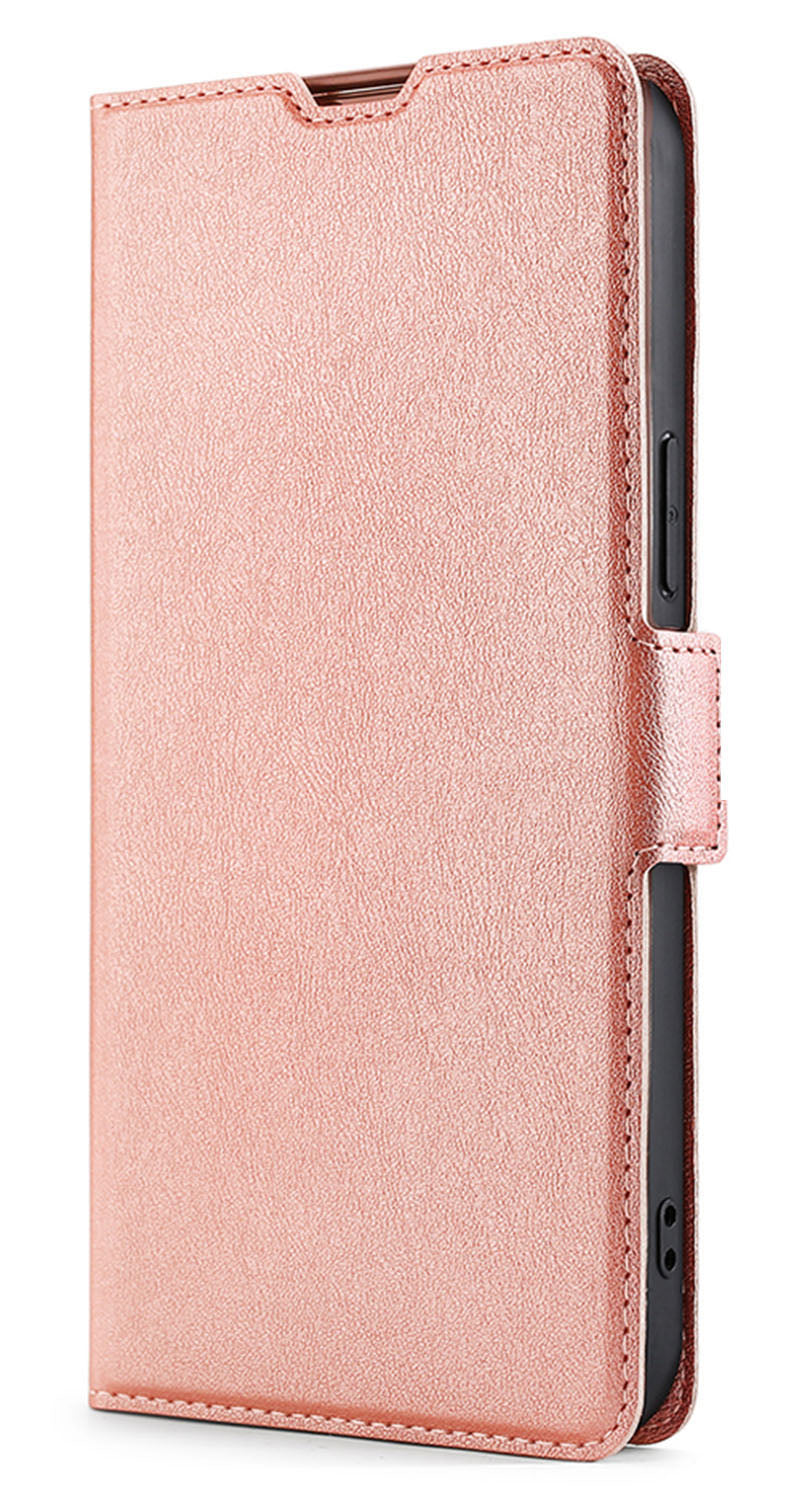 Compatible with Galaxy S25 Edge S24 FE Wallet Case, Ultra Slim Flip Folio PU Leather Cover - Dyck Series