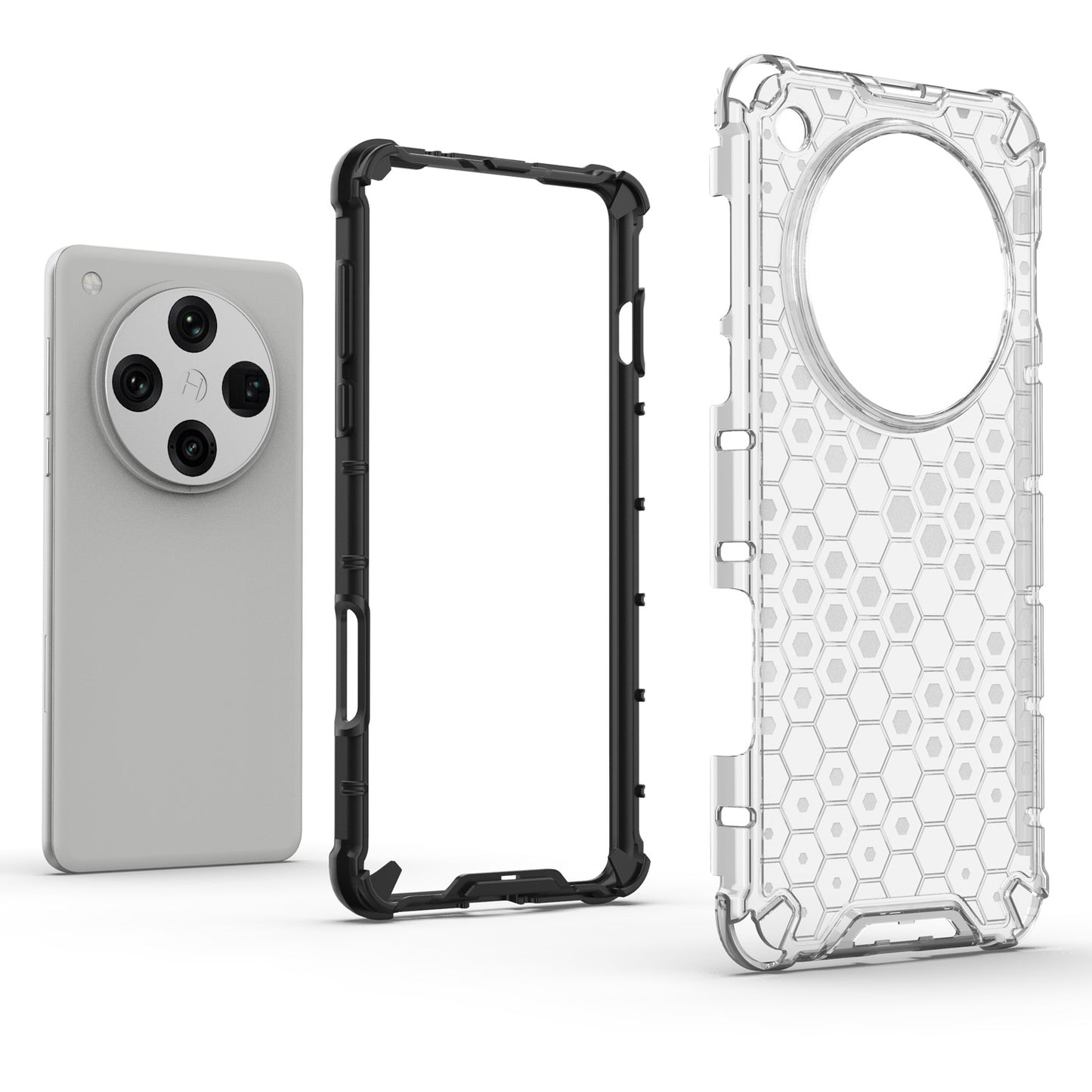 For Oppo Reno13 F 5G Find X8 Pro Bumper Case Non-Yellowing Shockproof Protective Phone Cover - Fc Series