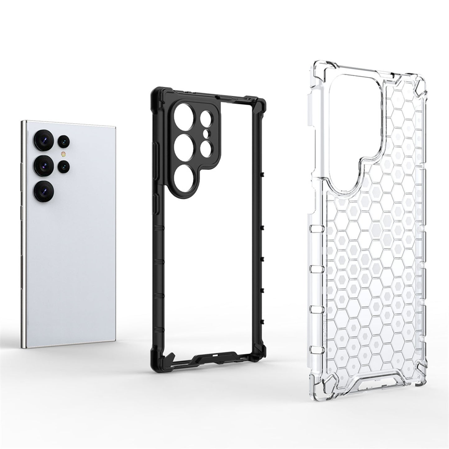 For Galaxy S25 Edge S24 Bumper Case Non-Yellowing Shockproof Protective Phone Cover - Fc Series