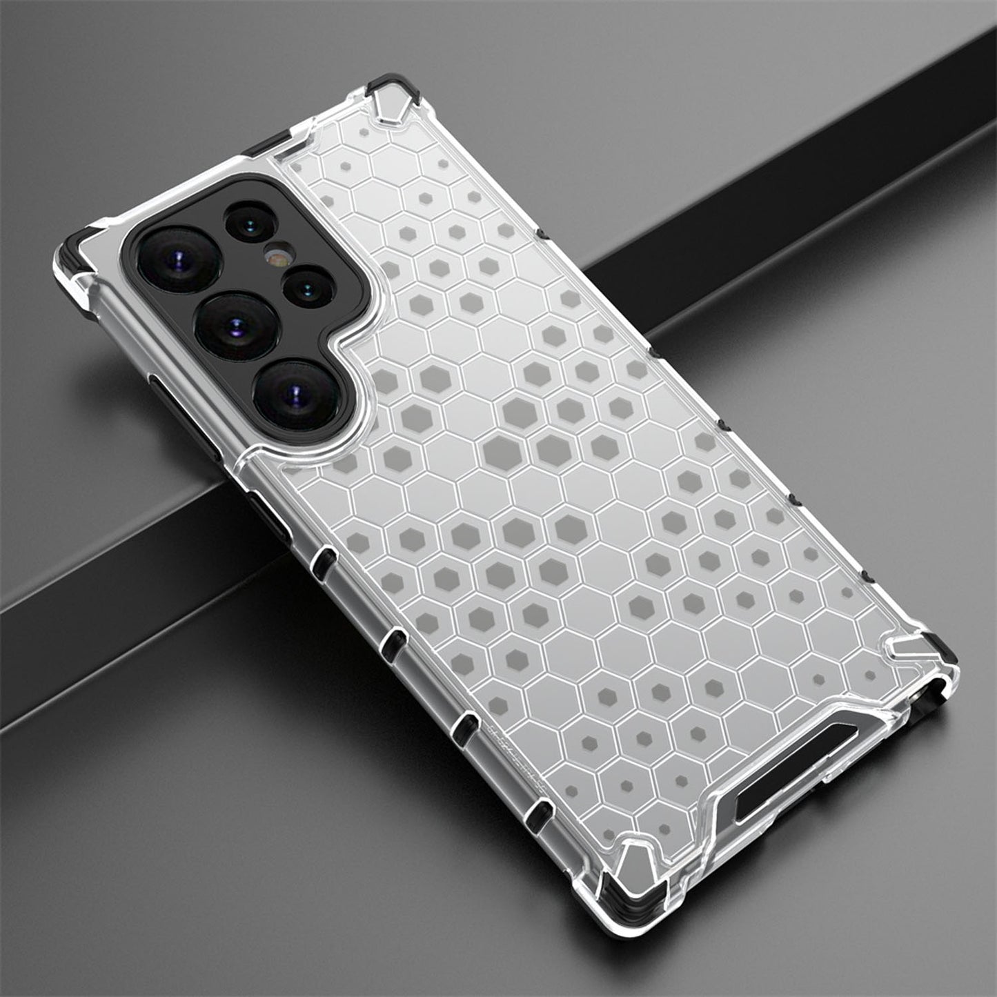 For Galaxy S25 Edge S24 Bumper Case Non-Yellowing Shockproof Protective Phone Cover - Fc Series