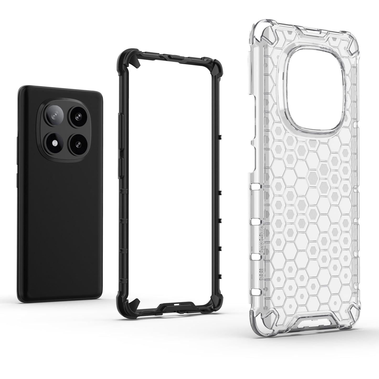 For Redmi Note 14 Pro 5G Bumper Case Non-Yellowing Shockproof Protective Phone Cover - Fc Series