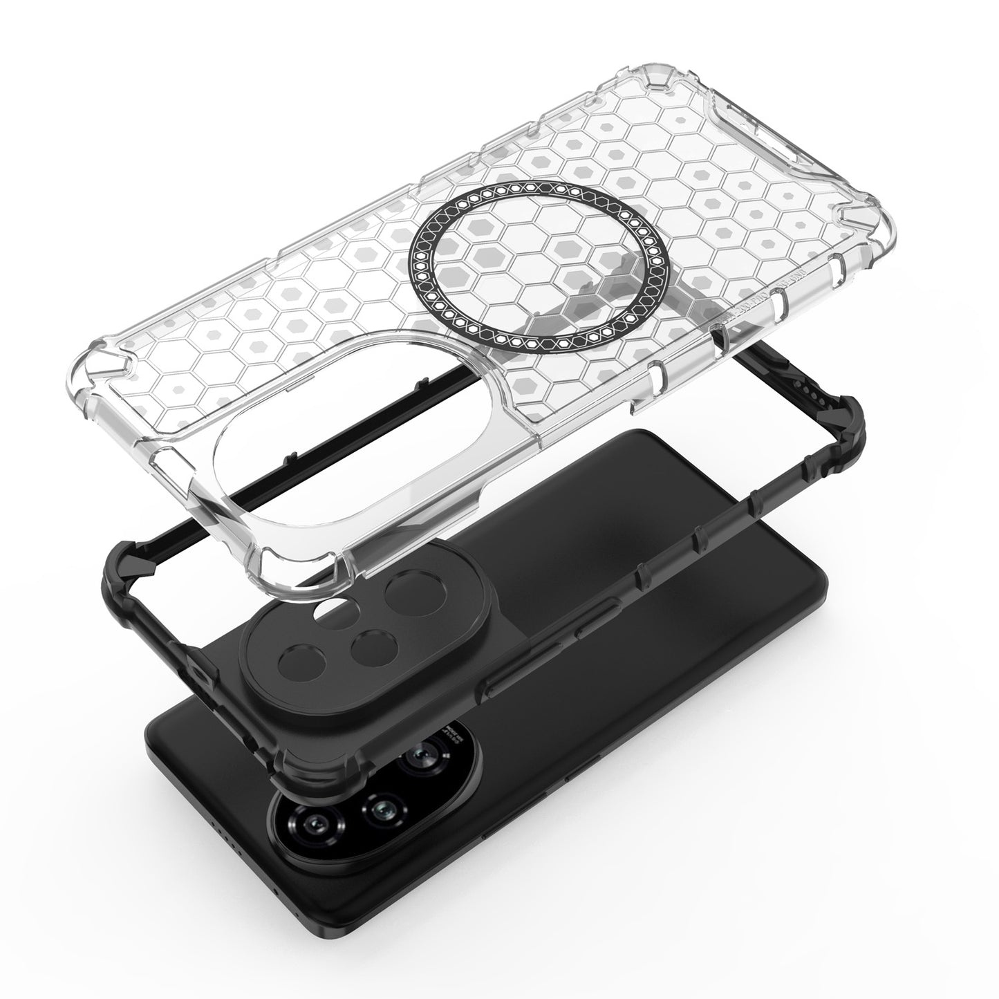 Magnetic for Huawei Pura 70 Pro Case, Compatible with MagSafe, Hard Back Slim Protective Cover - Fccxk Series