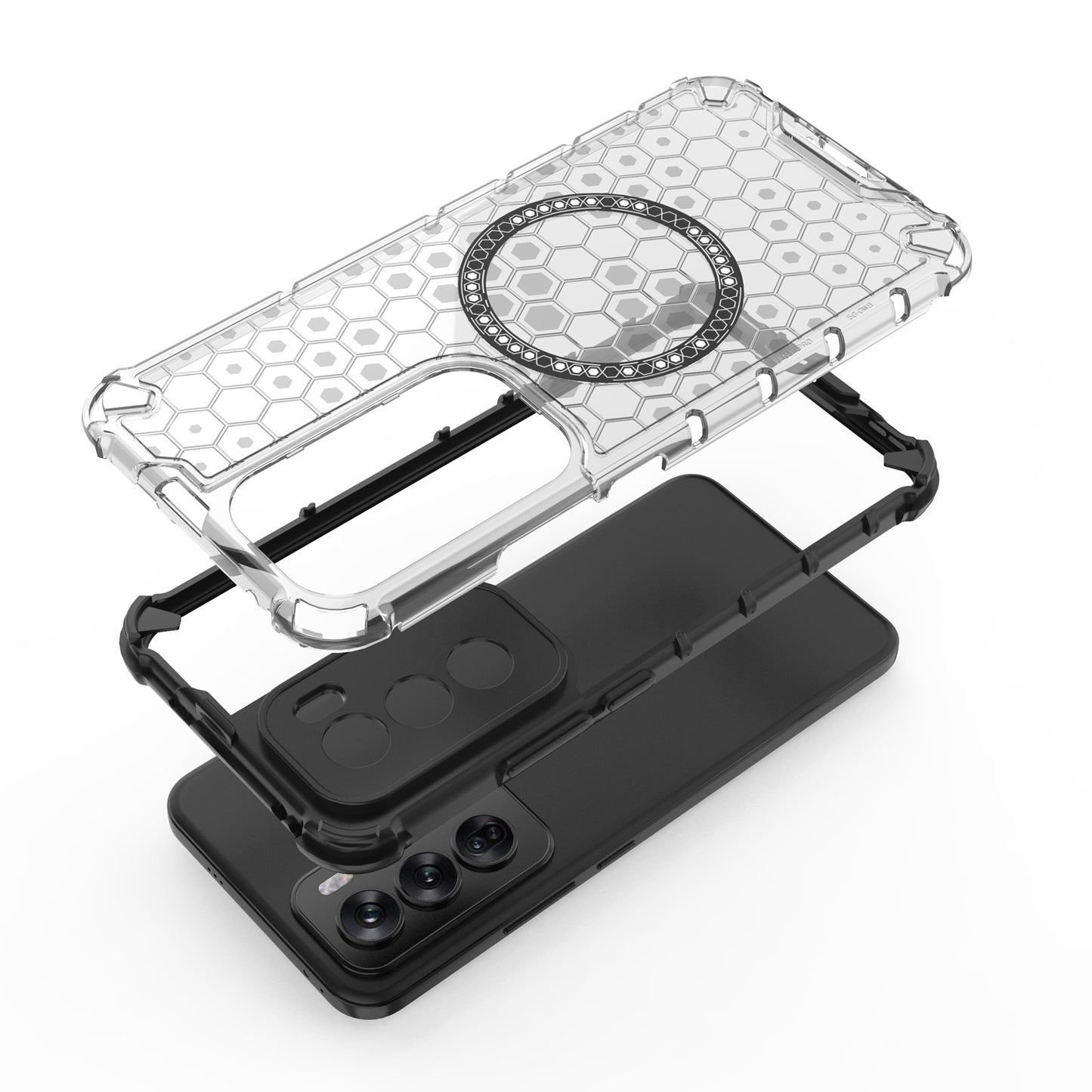 Magnetic for Oppo Find X8 Pro Case, Compatible with MagSafe, Hard Back Slim Protective Cover - Fccxk Series