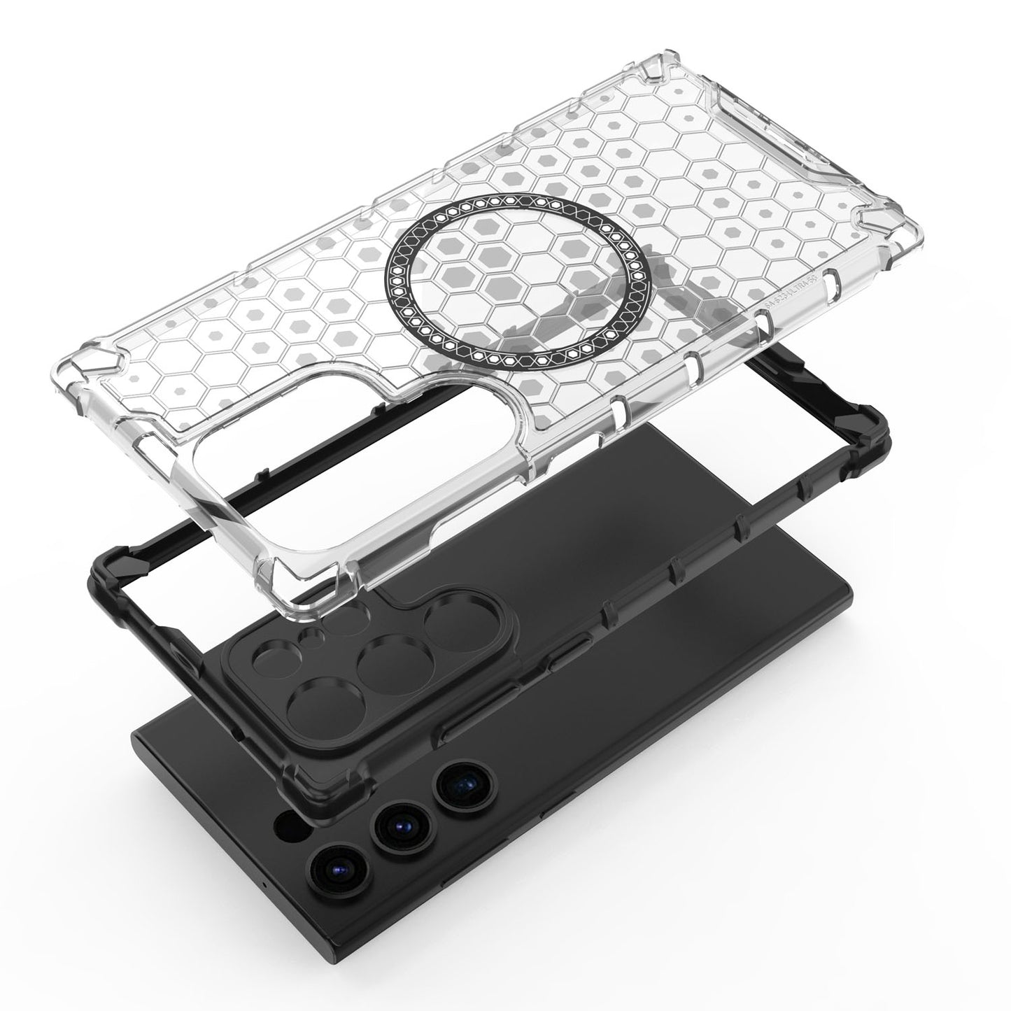 Magnetic for Galaxy S25 Edge S24 Case, Compatible with MagSafe, Hard Back Slim Protective Cover - Fccxk Series