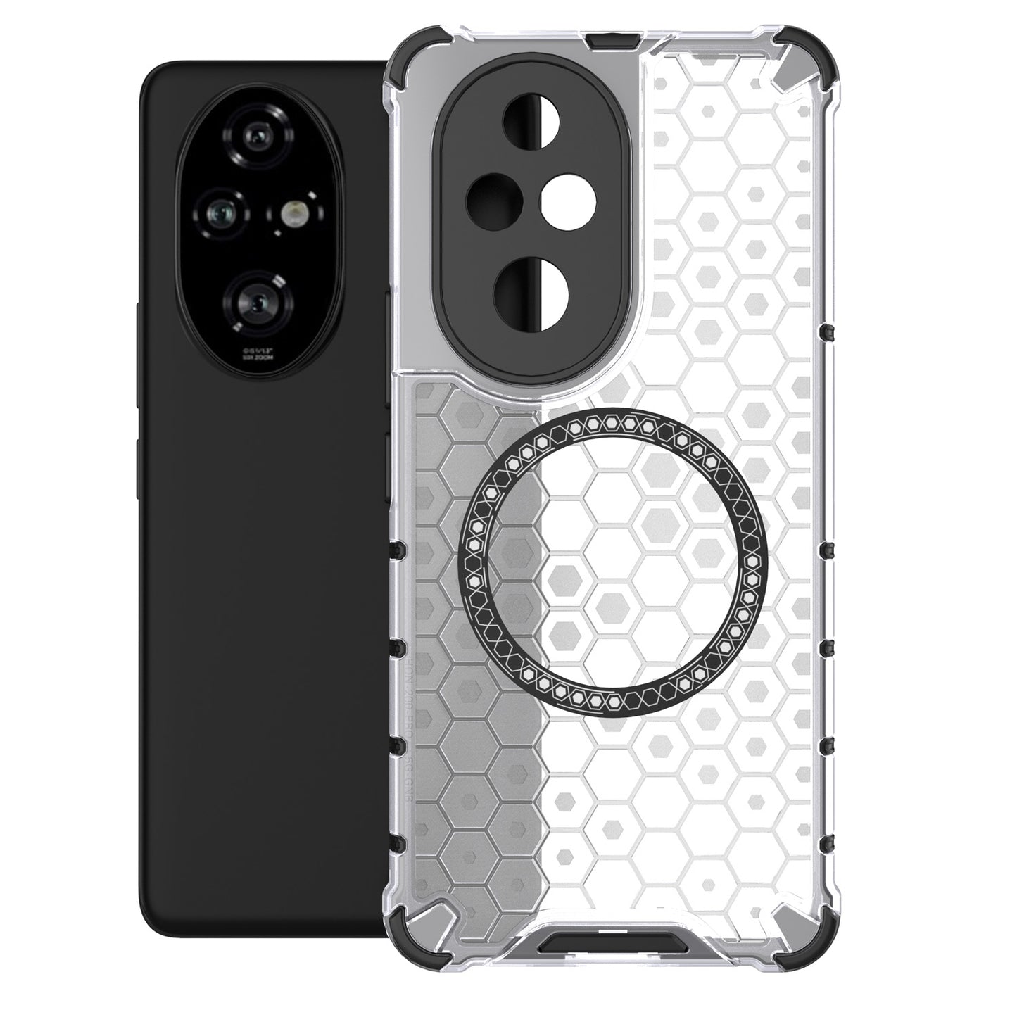 Magnetic for Huawei Pura 70 Pro Case, Compatible with MagSafe, Hard Back Slim Protective Cover - Fccxk Series