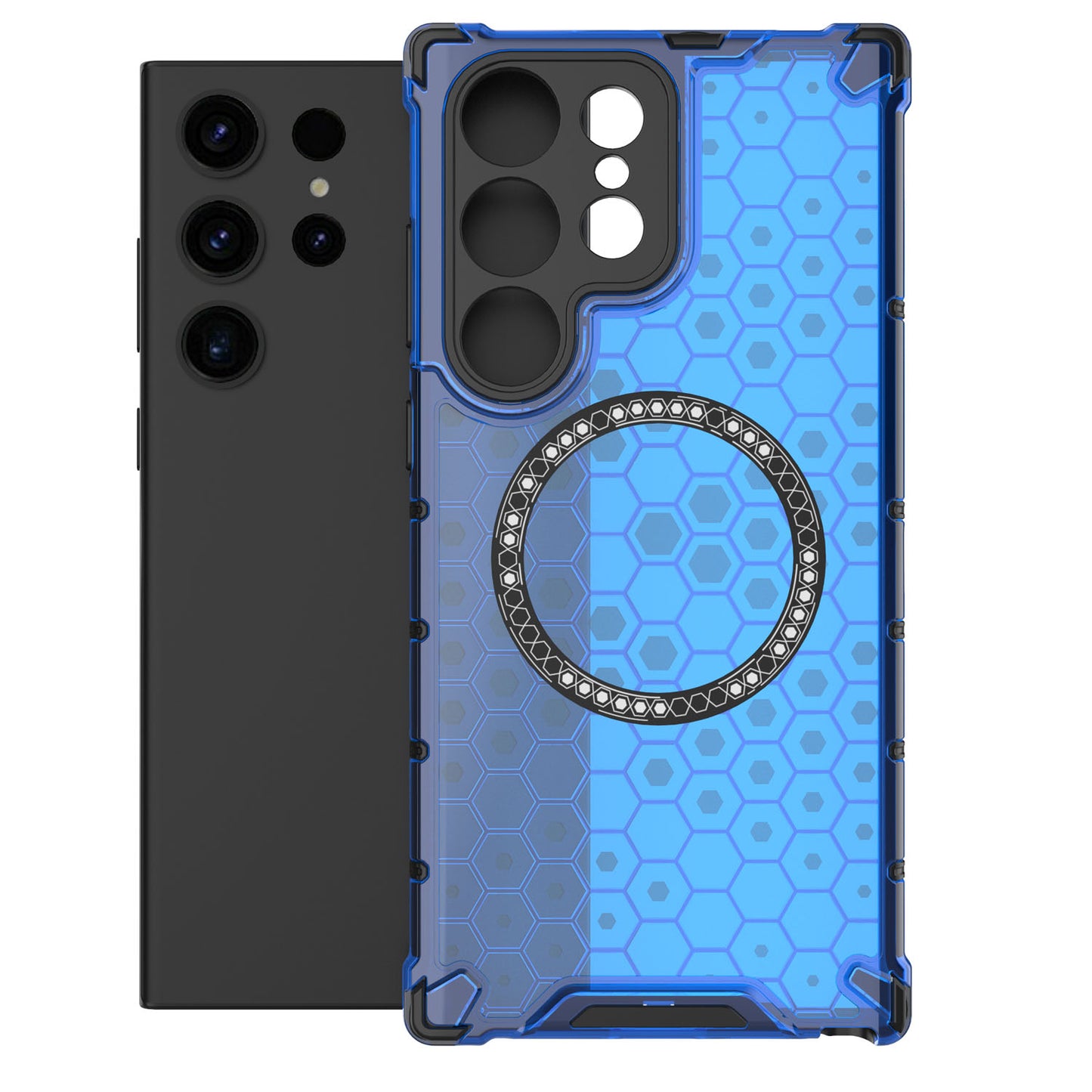 Magnetic for Galaxy S25 Edge S24 Case, Compatible with MagSafe, Hard Back Slim Protective Cover - Fccxk Series