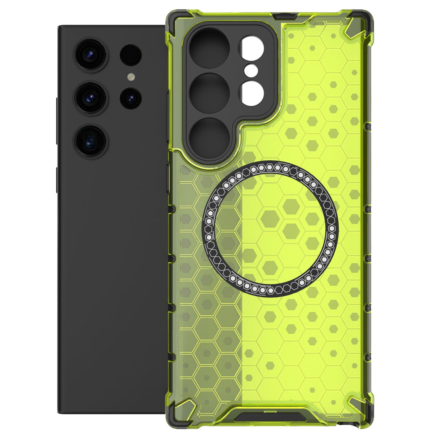 Magnetic for Galaxy S25 Edge S24 Case, Compatible with MagSafe, Hard Back Slim Protective Cover - Fccxk Series