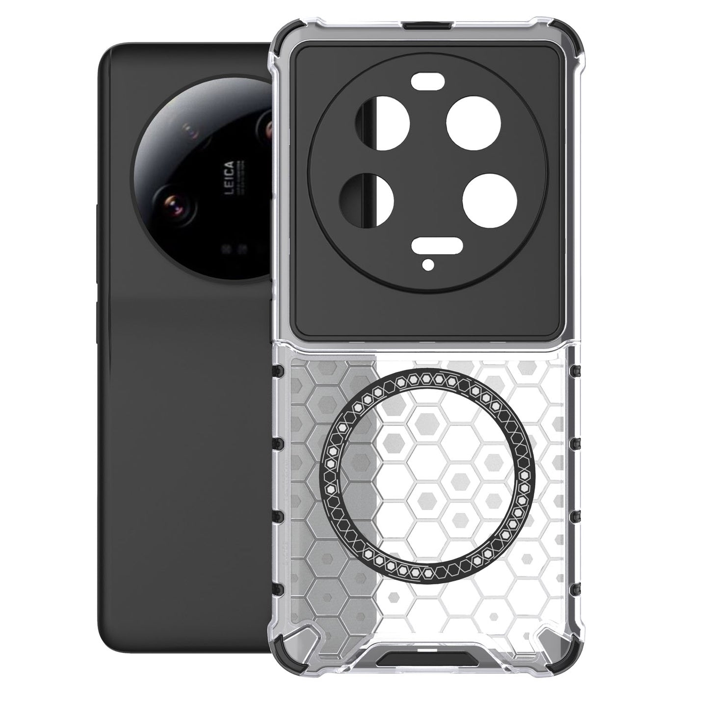 Magnetic for Redmi Note 14 Pro 5G Case, Compatible with MagSafe, Hard Back Slim Protective Cover - Fccxk Series