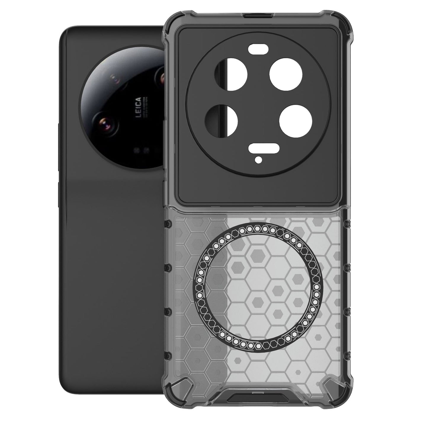 Magnetic for Redmi Note 14 Pro 5G Case, Compatible with MagSafe, Hard Back Slim Protective Cover - Fccxk Series