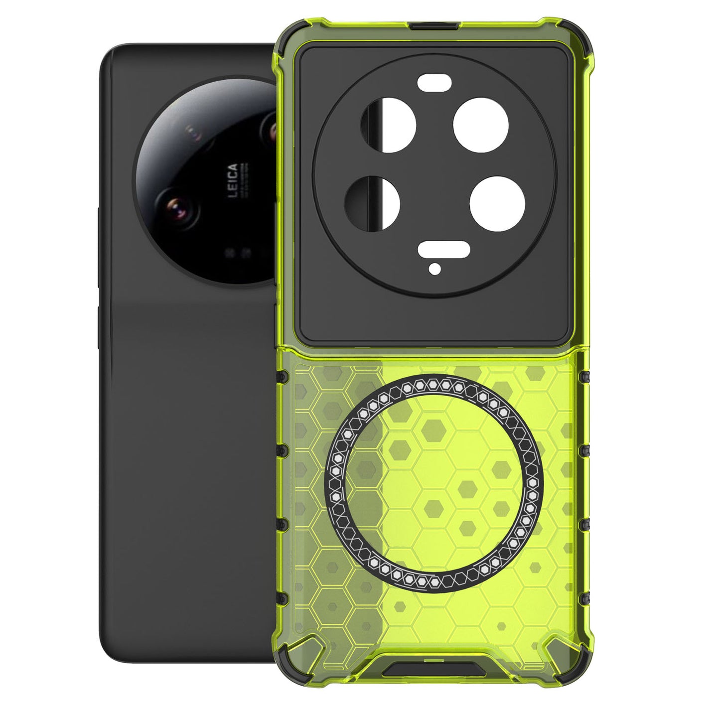 Magnetic for Redmi Note 14 Pro 5G Case, Compatible with MagSafe, Hard Back Slim Protective Cover - Fccxk Series