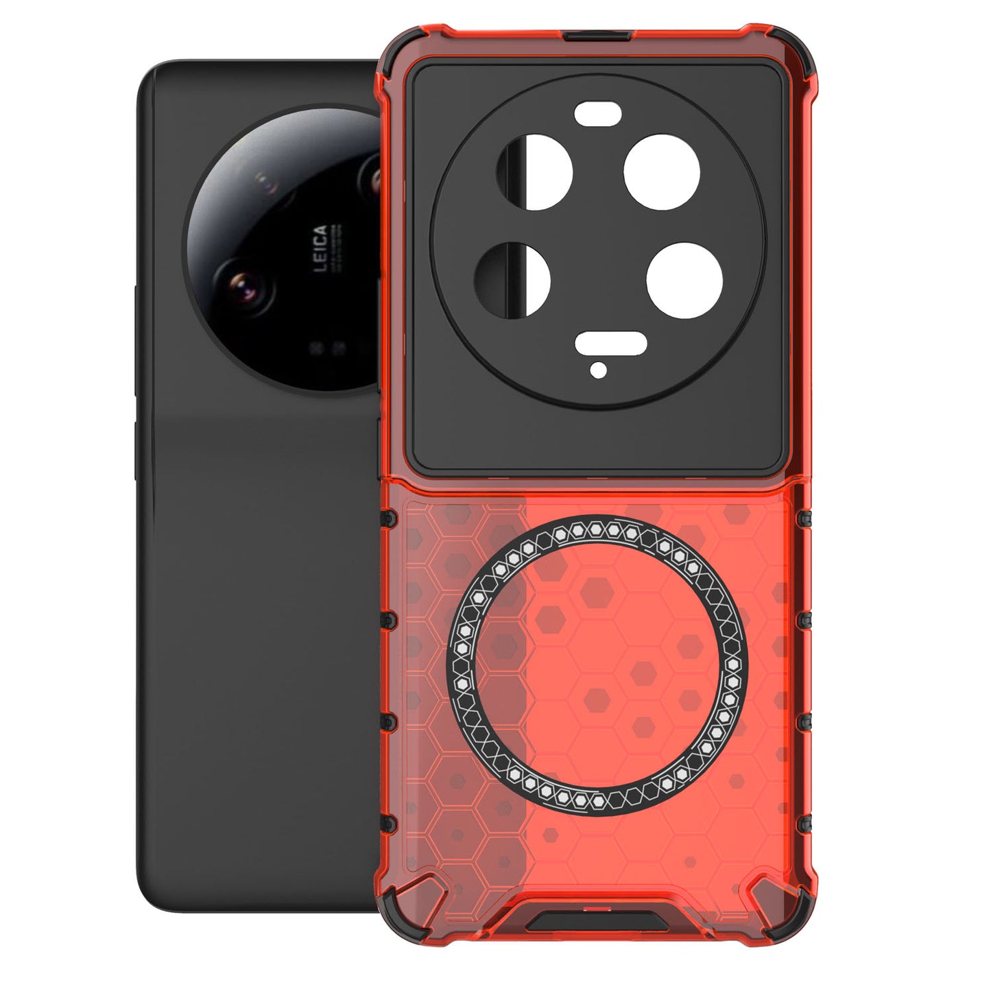 Magnetic for Redmi Note 14 Pro 5G Case, Compatible with MagSafe, Hard Back Slim Protective Cover - Fccxk Series