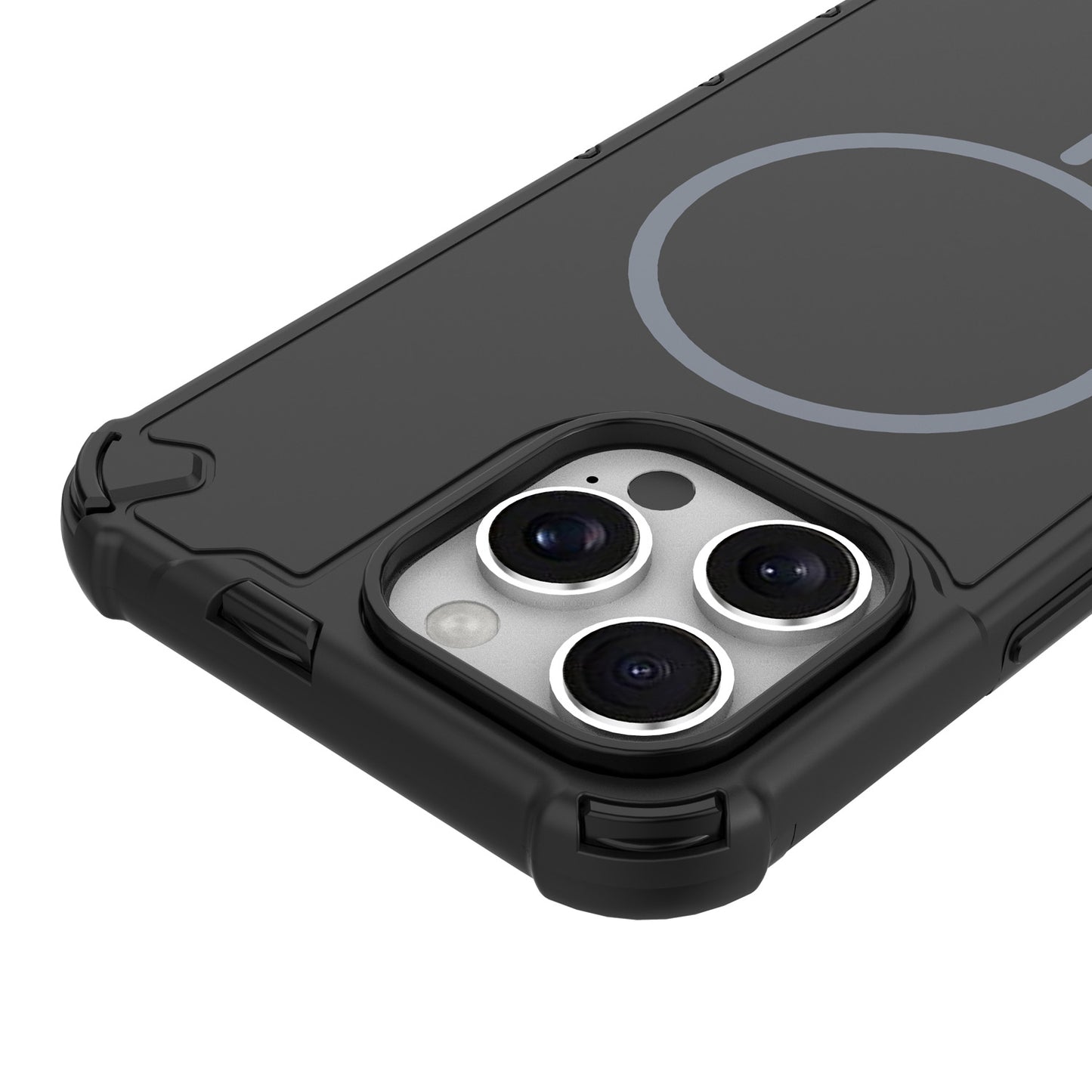 For iPhone 16 15 Pro Max Case, Compatible with Magsafe, Shockproof Heavy Duty Protection Cover - Gsfbq Series