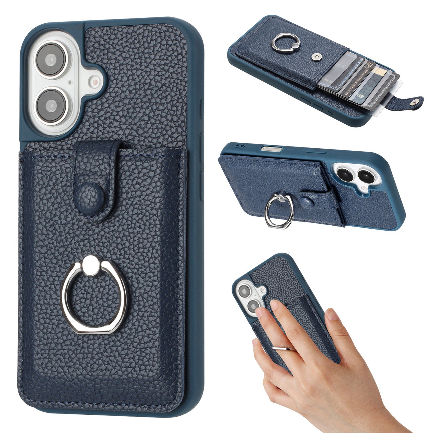 For Galaxy A56 A55 5G Case Wallet with Credit Card Holder, PU Leather Magnetic Clasp Protective Cover - Lzwclkb Series