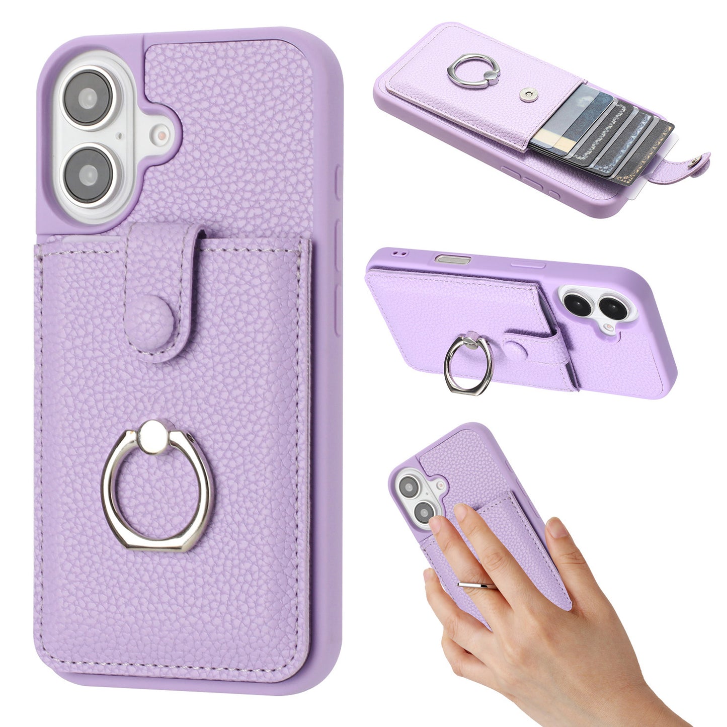 For Galaxy A56 A55 5G Case Wallet with Credit Card Holder, PU Leather Magnetic Clasp Protective Cover - Lzwclkb Series