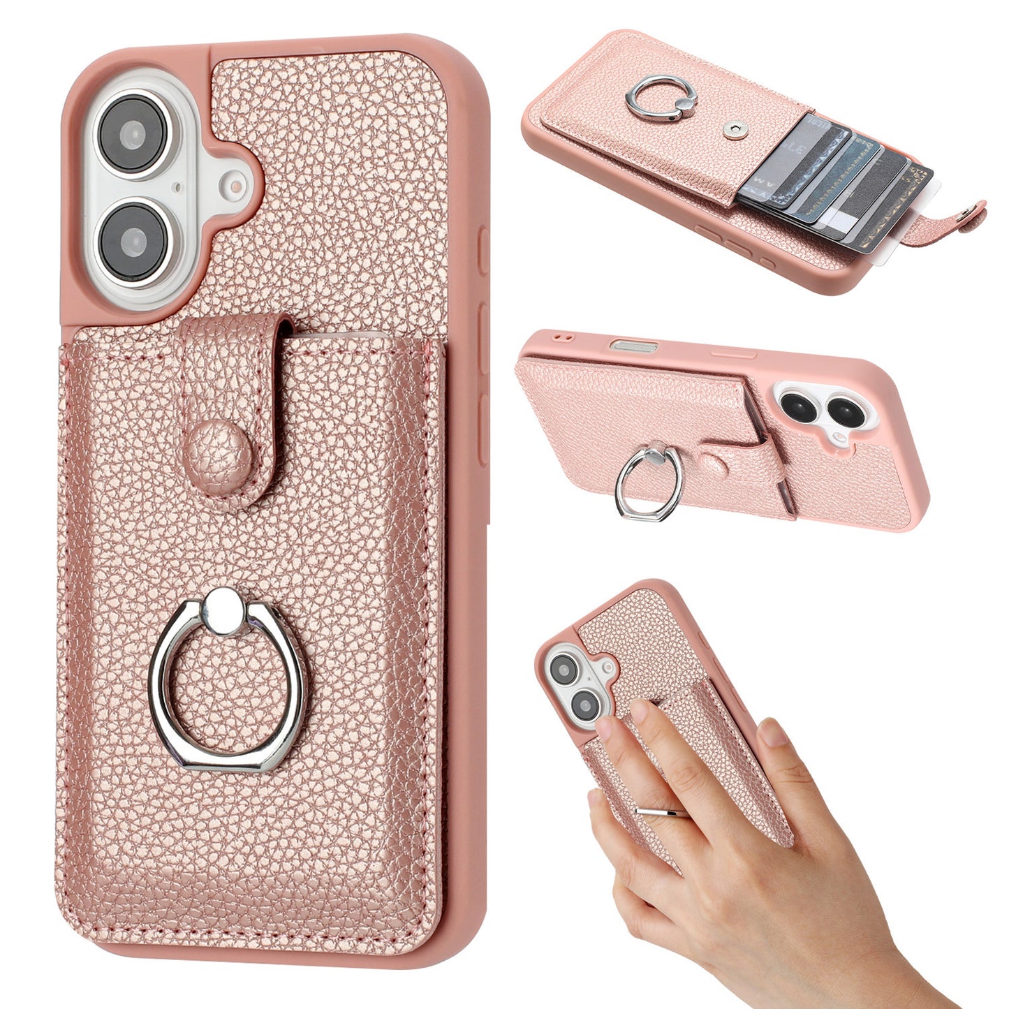 For Galaxy A56 A55 5G Case Wallet with Credit Card Holder, PU Leather Magnetic Clasp Protective Cover - Lzwclkb Series