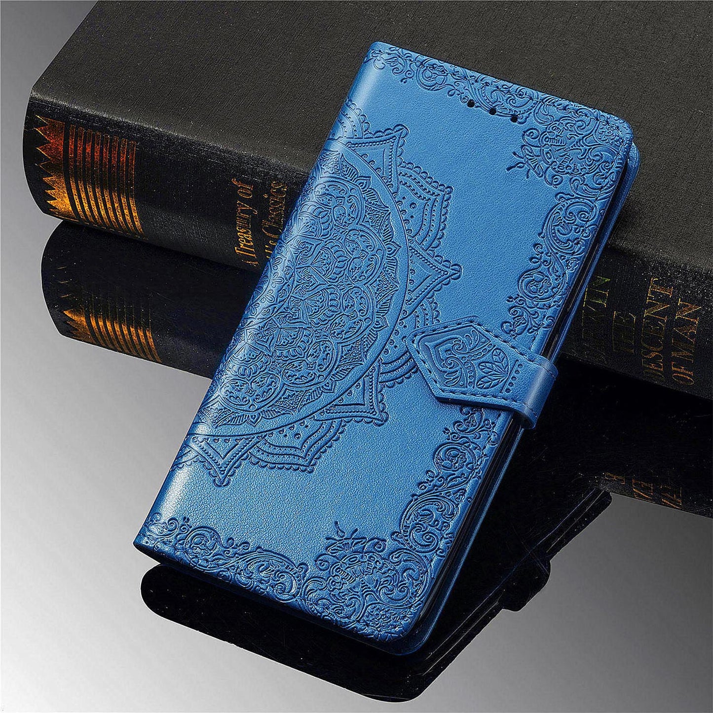 Crossbody Wallet Case for Google Pixel 9A 8 Pro, Mandala Pattern Flip Case Cover - Mtlyhgs Series