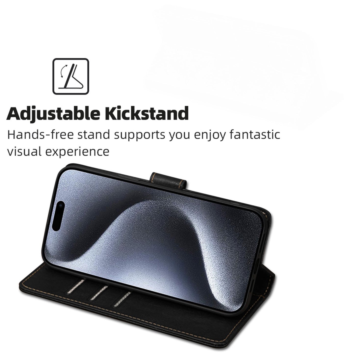 For Galaxy S25 Edge S24 Wallet Case with RFID Blocking Credit Card Holder Folio Flip Protective Cover - Niupdkk Series