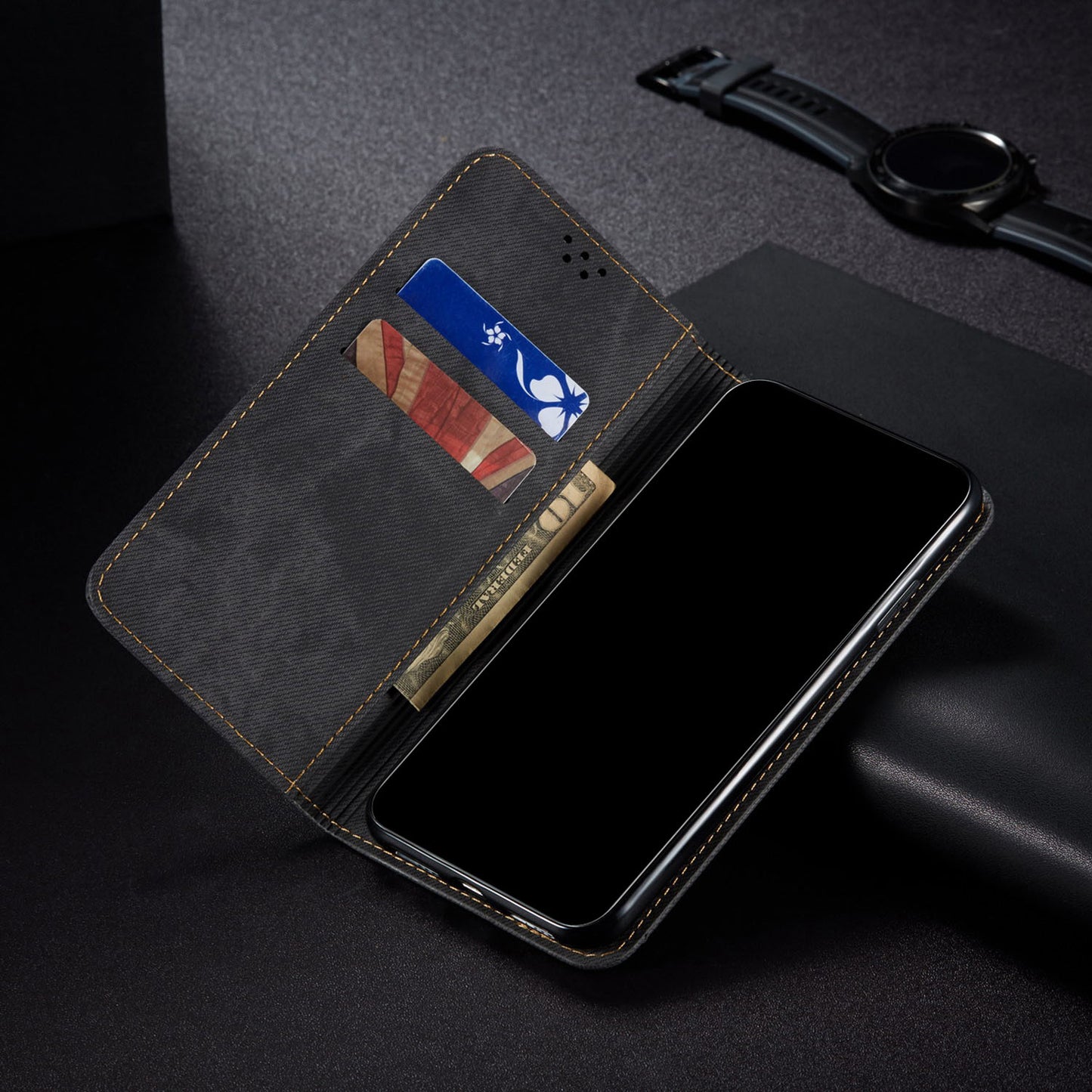 For Motorola Edge 60 Fusion Moto G56 G86 5G Vintage PU Leather Wallet Case with Card Holder Kickstand Magnetic Closure Flip Folio Cover - Niuzwxx Series