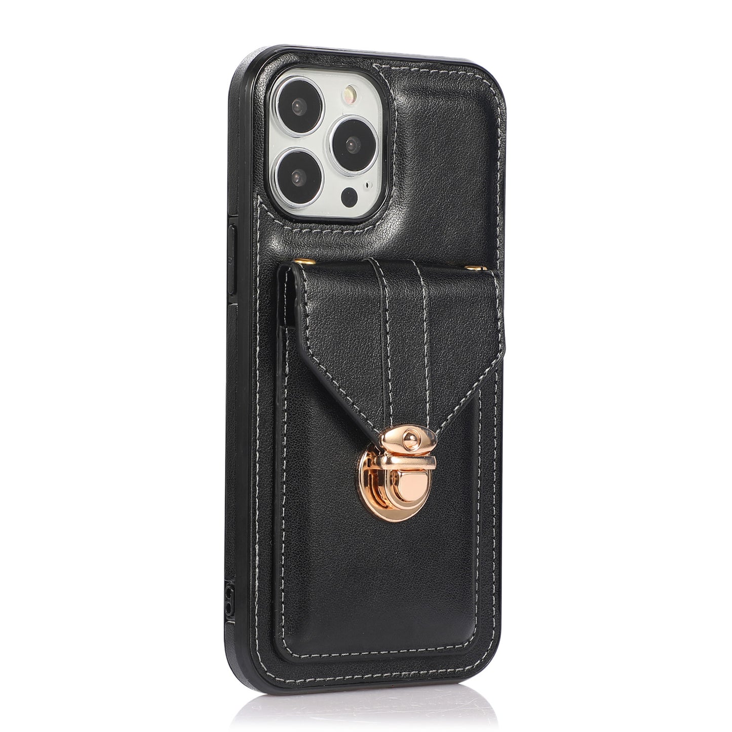 For iPhone 16e 15 Pro Max Crossbody Wallet Case with Card Holder Shoulder Cover - Sskxkkb Series