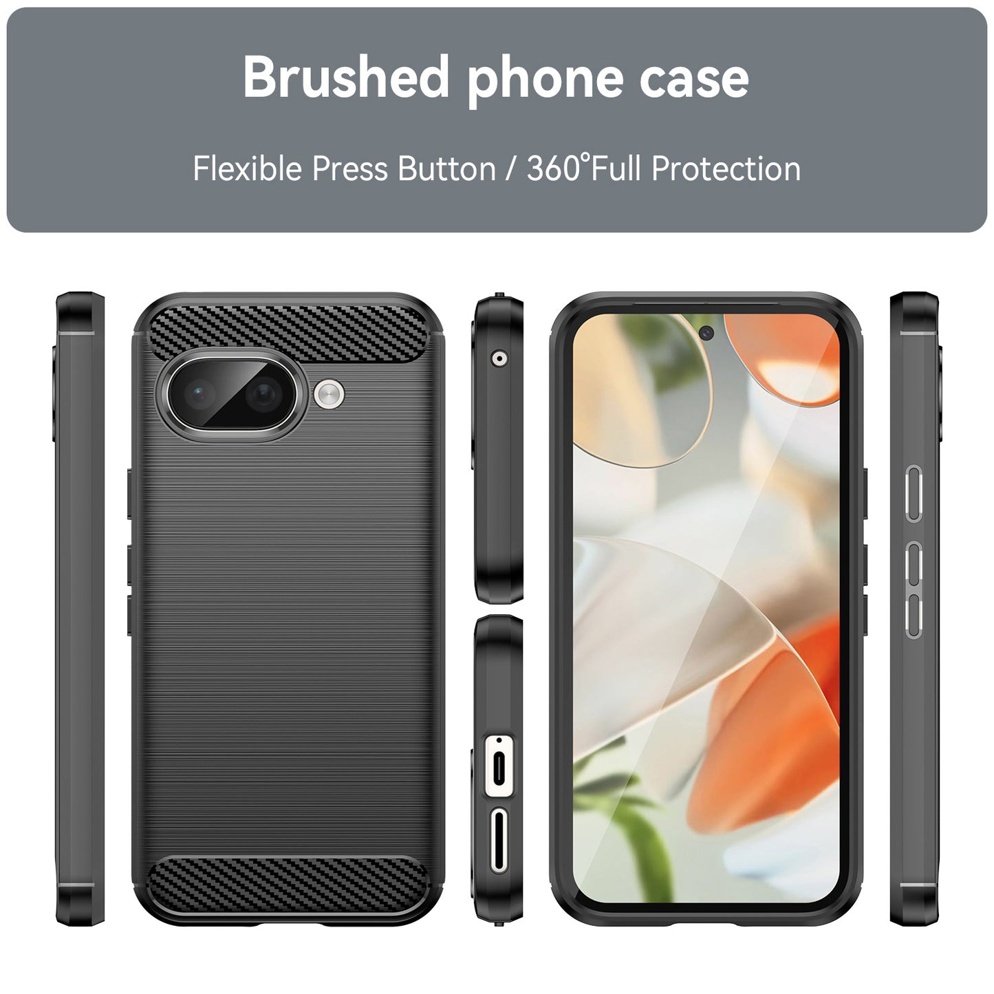 For Google Pixel 10 9 Pro XL Case Soft TPU Non-Slip Bumper Protective Phone Cover - Txwls Series