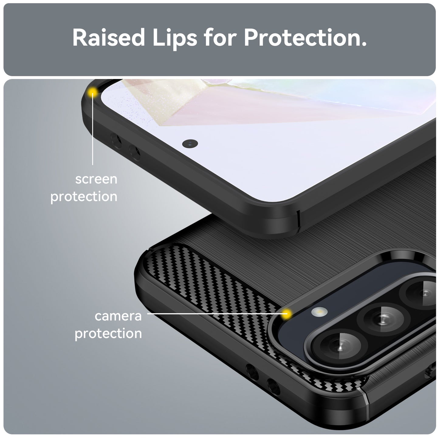 For Galaxy A56 A55 5G Case Soft TPU Non-Slip Bumper Protective Phone Cover - Txwls Series