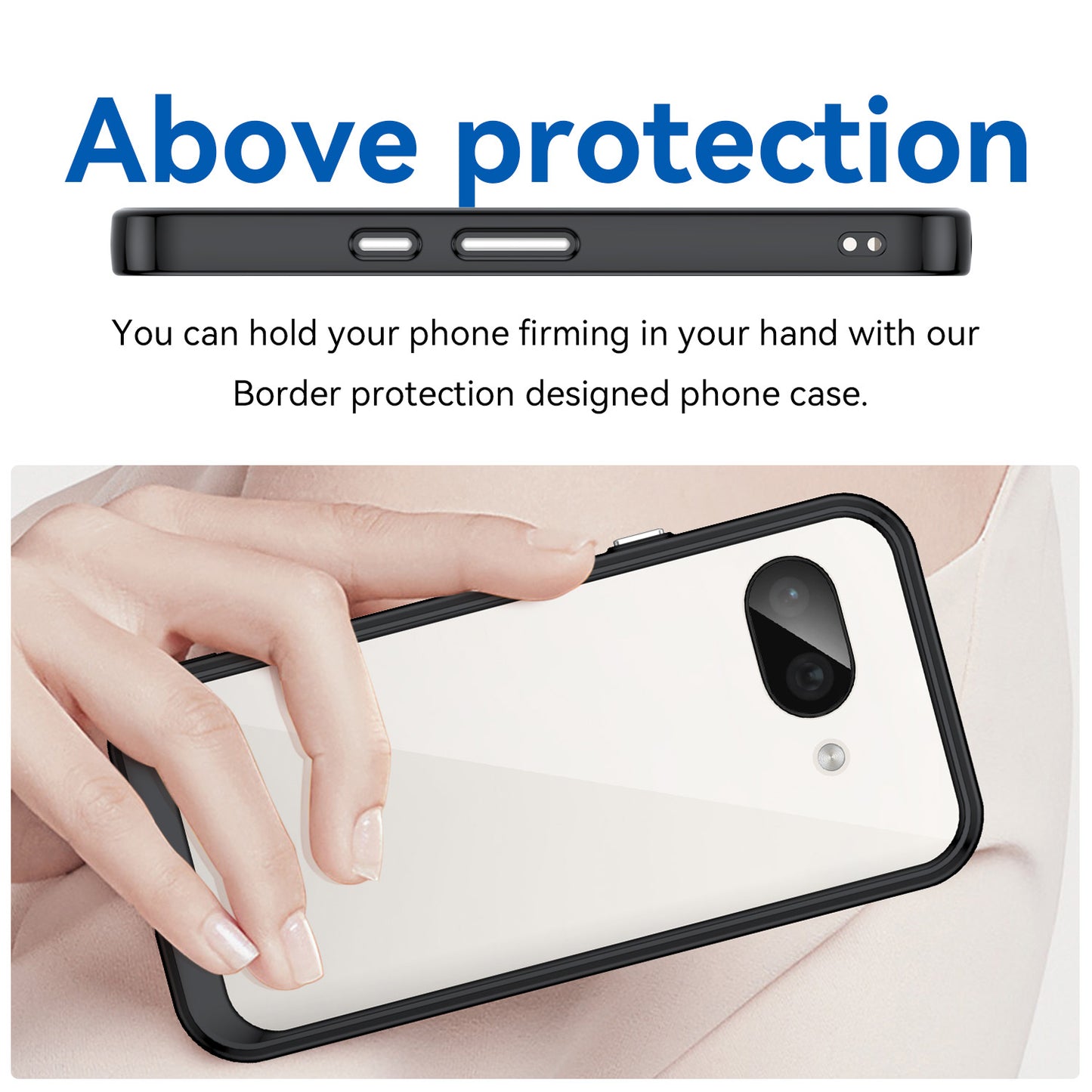 Compatible with Google Pixel 10 9 Pro XL Clear Case, Hard Back Soft Bumper Protective Cover - Xc Series