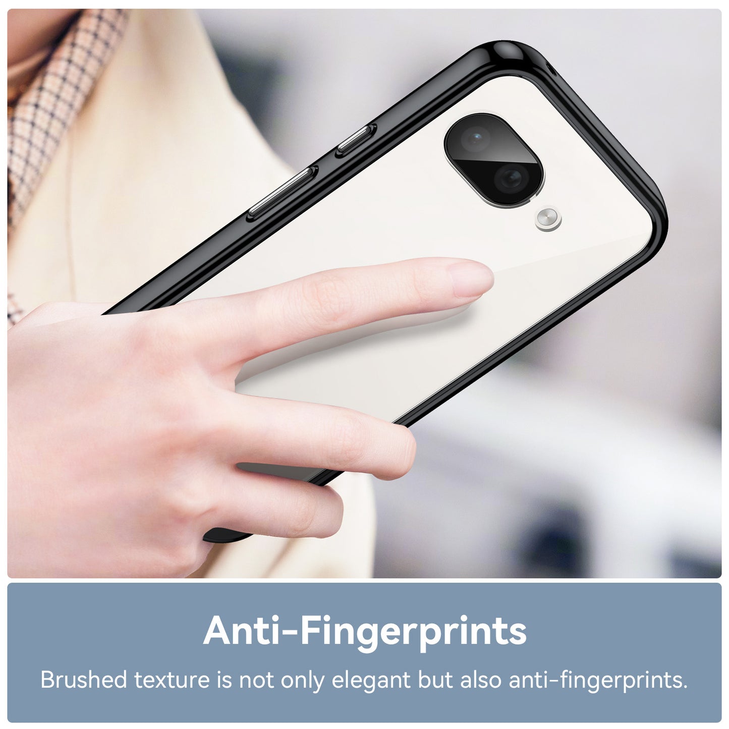Compatible with Google Pixel 10 9 Pro XL Clear Case, Hard Back Soft Bumper Protective Cover - Xc Series