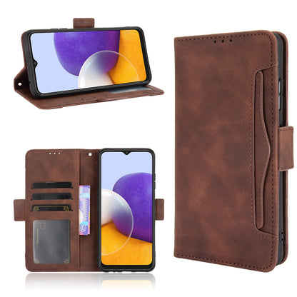 Wallet Case for ZTE Axon 60 with Removable Card Slot, Brown