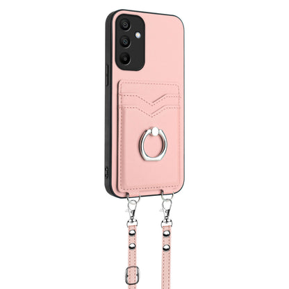 Ring Case for Samsung Galaxy A15 5G, Rose Gold