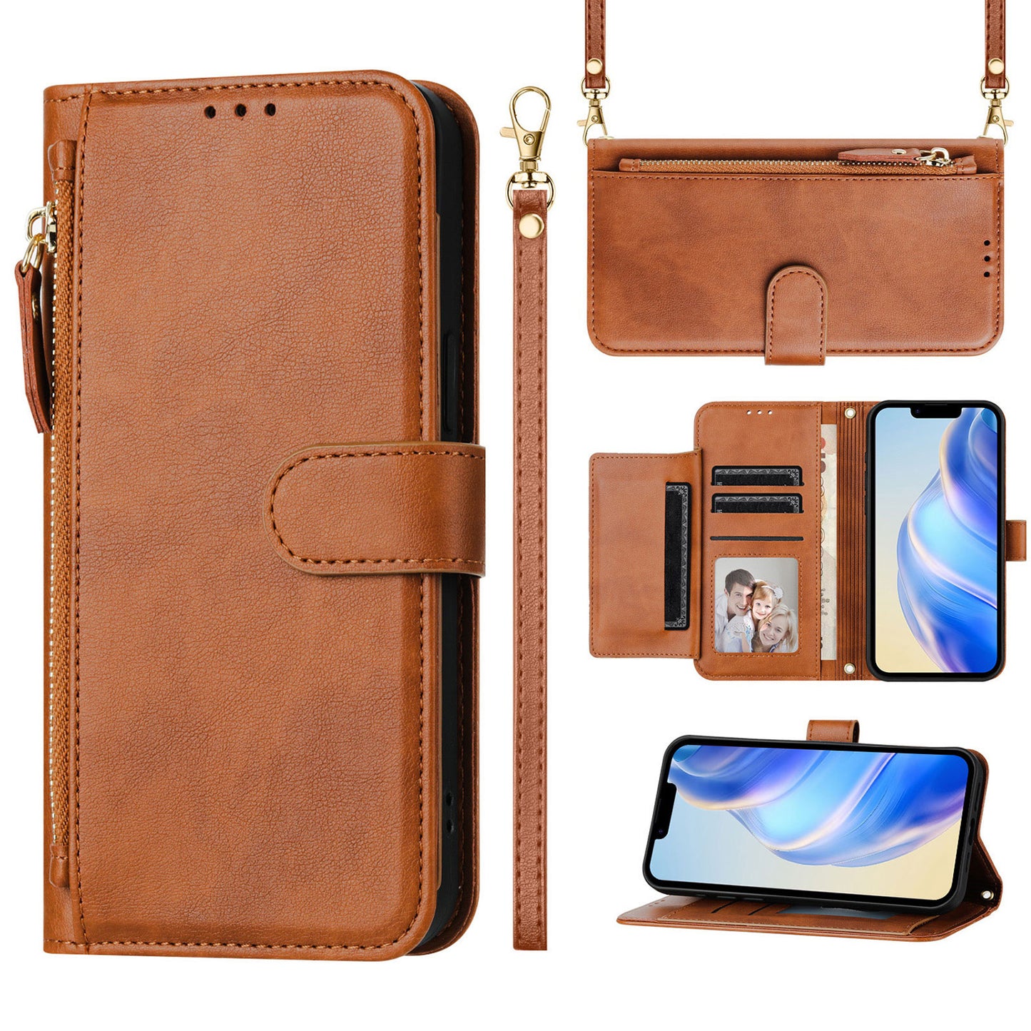 Huawei Mate 70 Wallet Case | Ybdkallb Series, Brown