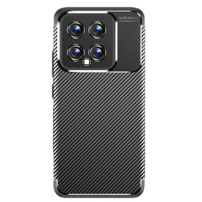 Carbon Fiber Lightweight Flexible Protective Case for Xiaomi 14, Black