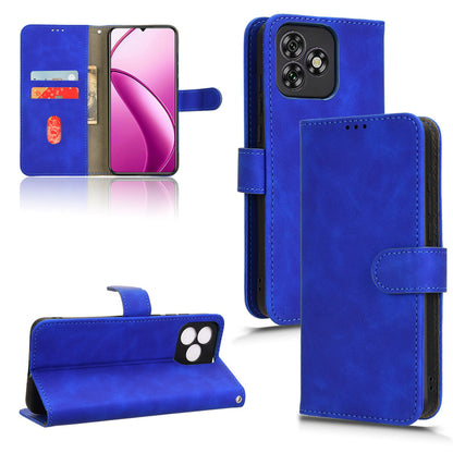 Wallet Case with Card Holder Flip Magnetic Protective Cover for Oukitel C53, Blue