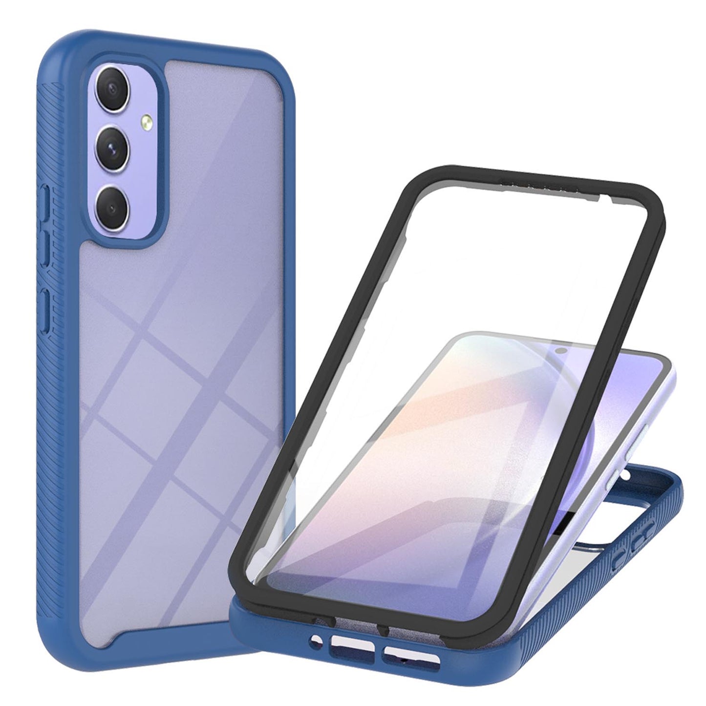 Shockproof Full Body Hard Case with Built-in Screen Protector Cover for Samsung Galaxy A34 5G