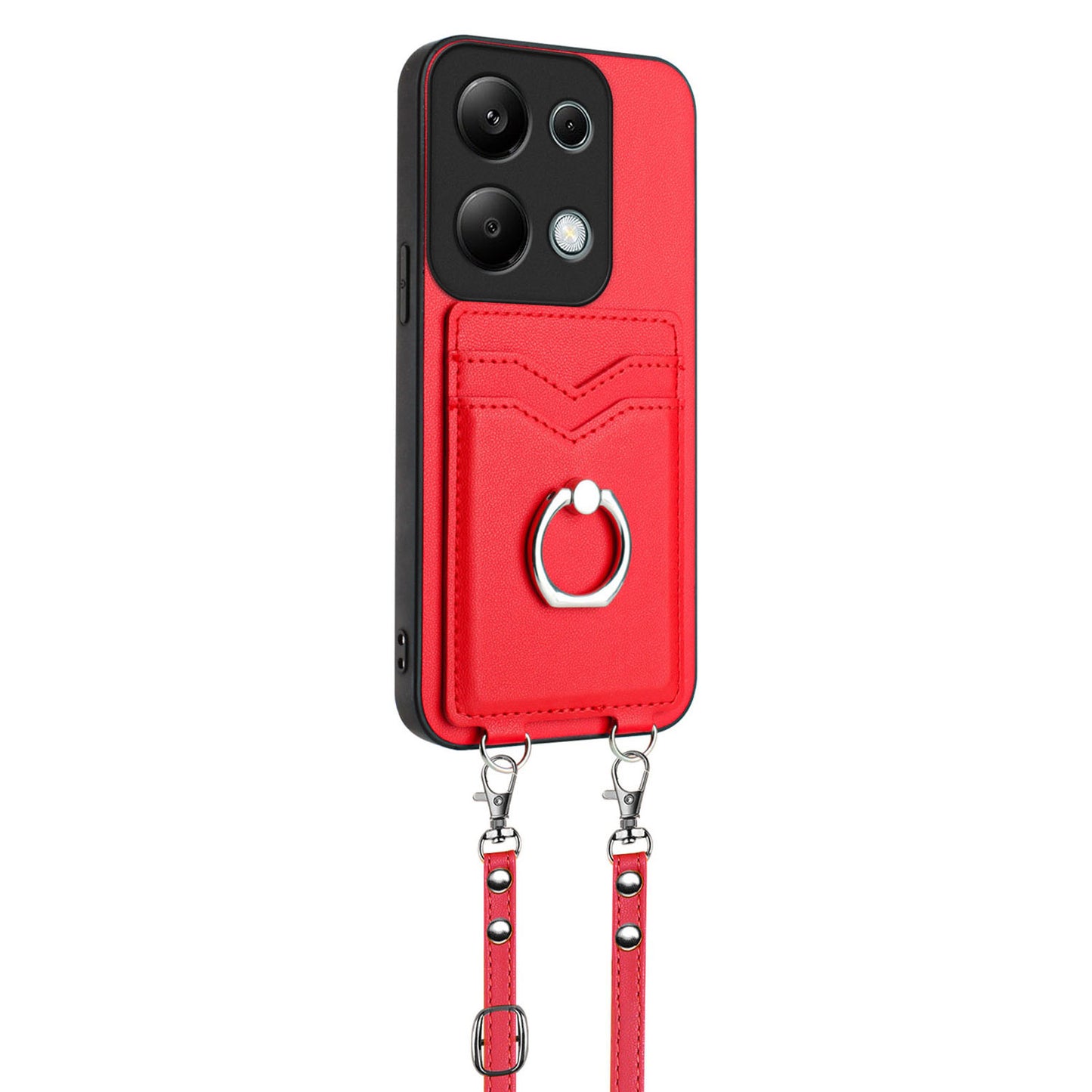 Ring Case for Xiaomi Redmi Note 13 Pro 4G, Red