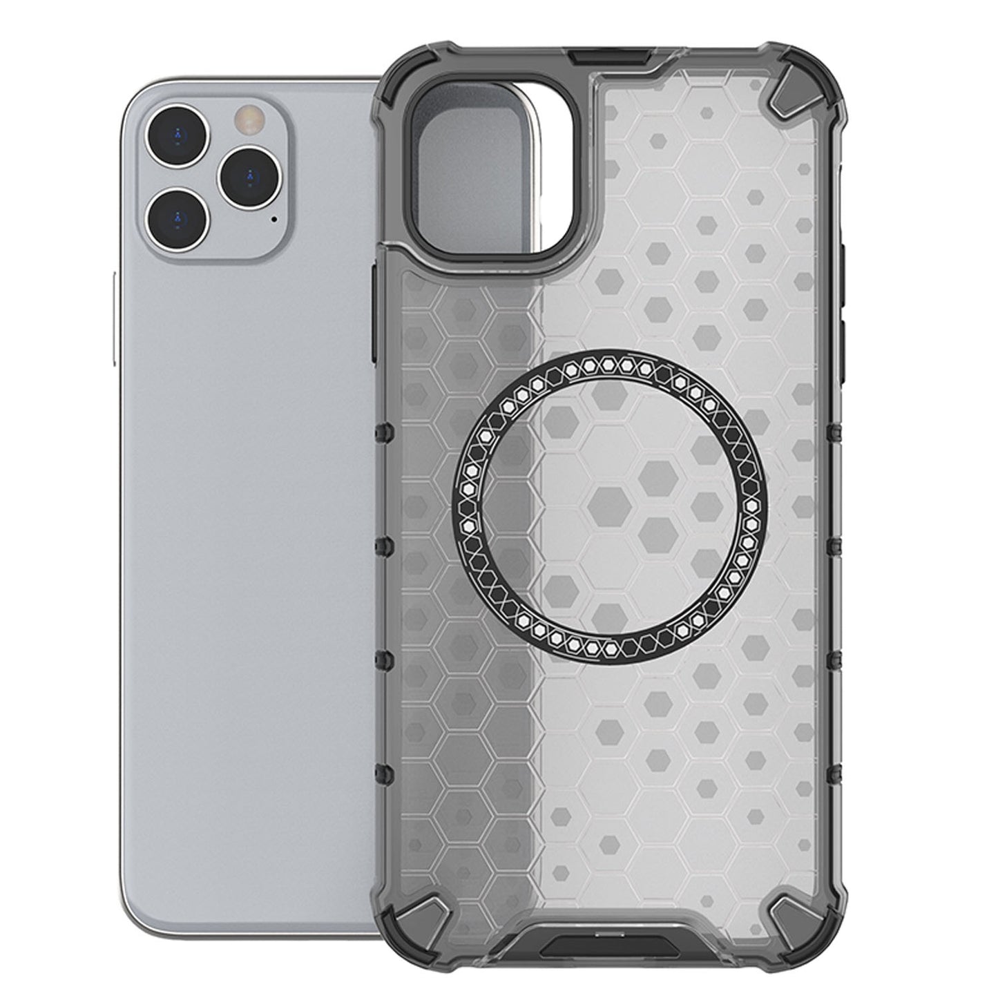 Magnetic for iPhone 11 Pro Max Case Compatible with MagSafe, Gray