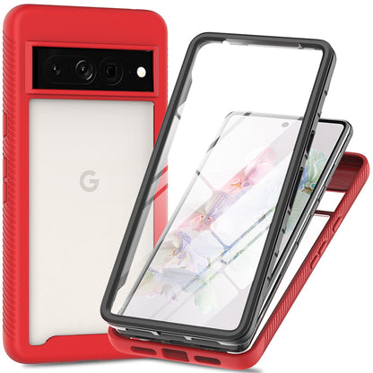 Shockproof Full Body Hard Case with Built-in Screen Protector Cover for Google Pixel 8 Pro