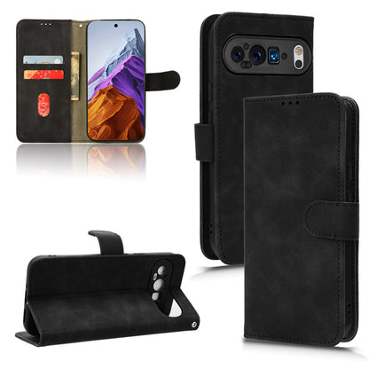 Wallet Case with Card Holder Flip Magnetic Protective Cover for Google Pixel 9, Black