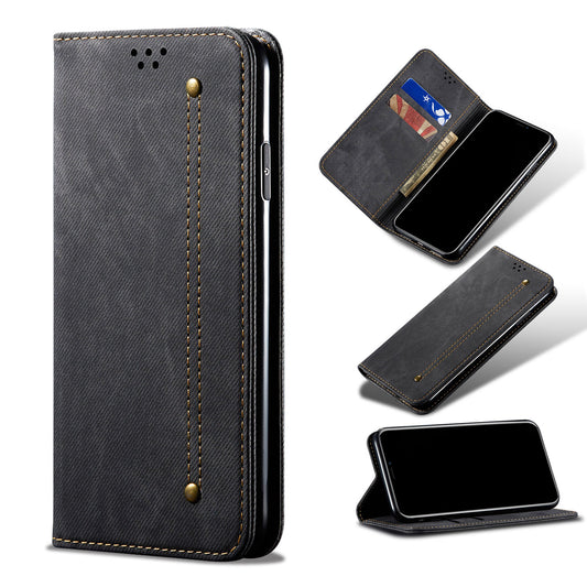 iPhone 12 Pro Max Vintage PU Leather Wallet Case with Card Holder Kickstand Magnetic Closure Flip Folio Cover, Black