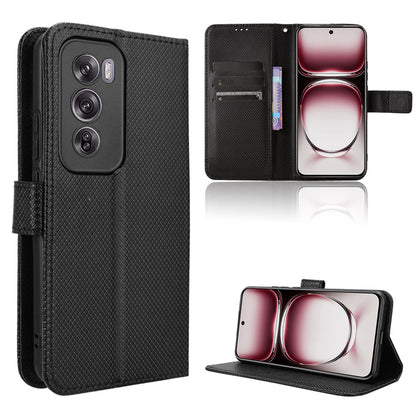 Wallet Case for OPPO Reno12 Pro 5G, Black