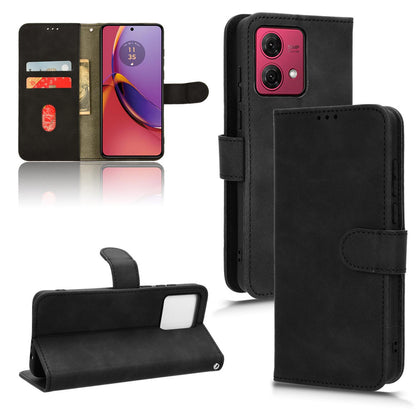 Wallet Case with Card Holder Flip Magnetic Protective Cover for Moto G84 5G, Black