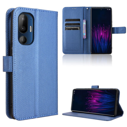 Wallet Case for HTC U24 Pro, Blue