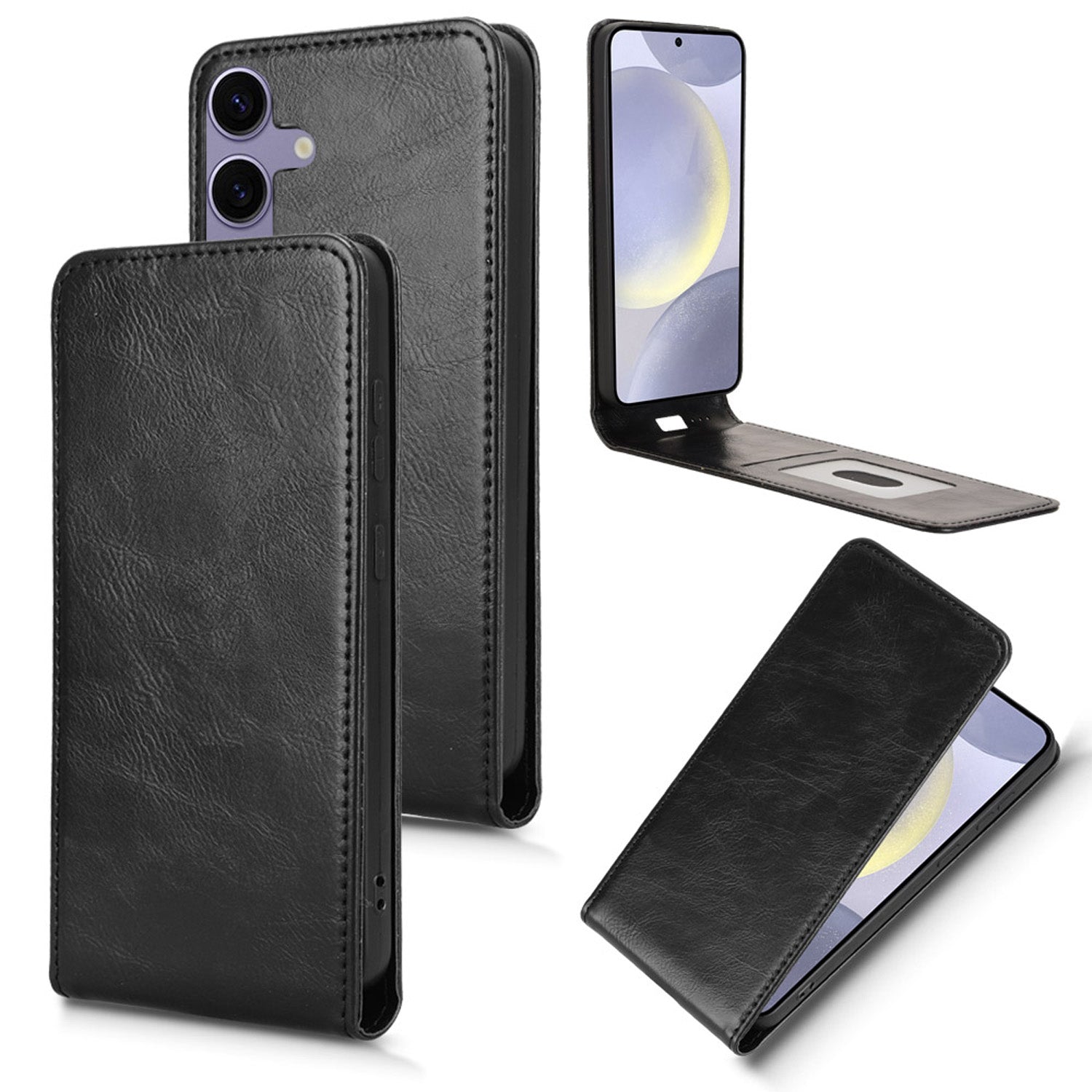 Samsung Galaxy S24+ Flip Case | Sxiakai Series, Black