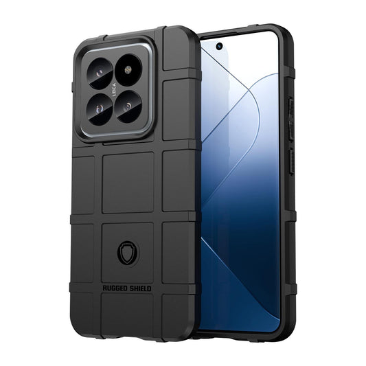 TPU Thick Solid Armor Tactical Protective Case for Xiaomi 14 Pro, Black