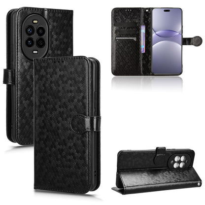 Slim Flip Polka-Dots Phone Case with Card Holder for Huawei Nova 13 Pro, Black