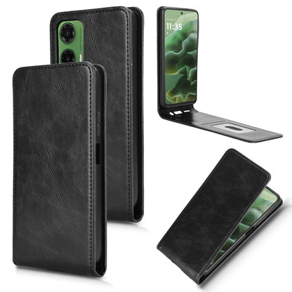 Moto G35 5G Flip Case | Sxiakai Series, Black